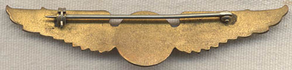 Circa 1930 American Airways Pilot Wing 2nd Issue