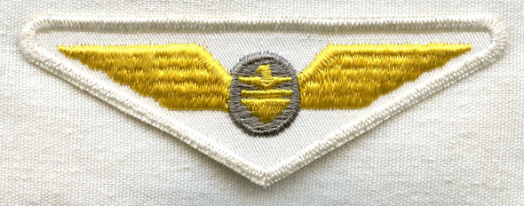 Rare Ca. 1961-67 Continental Airlines First Officer Wing for Shirt