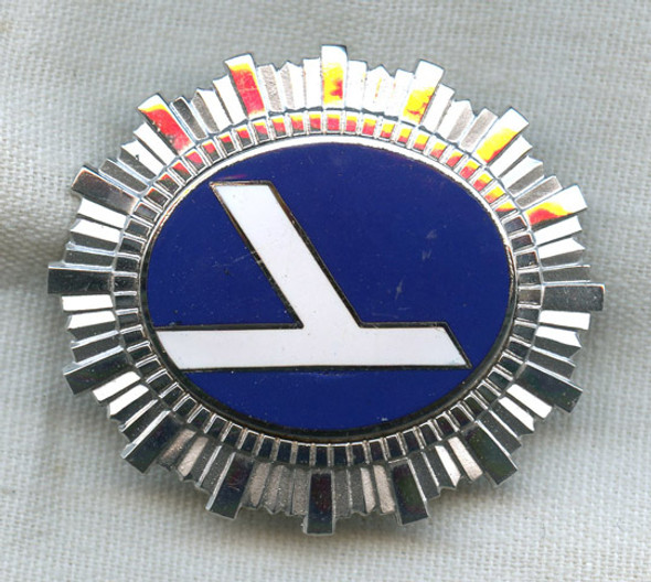 1970s Eastern Airlines Enameled Hat Badge