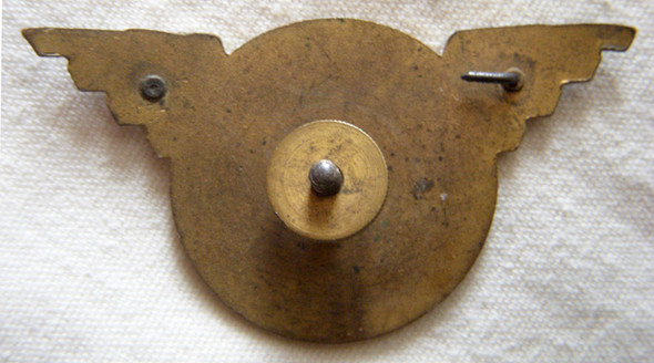 1930s Braniff Airways Hat Badge