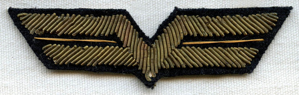 1960s Bullion Pilot Wing for Communist Poland (Polskie Linie Lotnicze) LOT Airlines