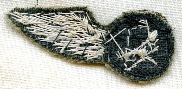 Late 1950s Blatz Air Lines Stewardess Wing in Bullion