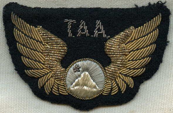 Nice, Scarce Trans Alaskan Airlines Pilot Hat Badge Circa Early 1950's