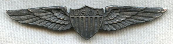 Circa 1950 - 1952 US Overseas Airways USOA Pilot Wing