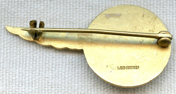1960s Pan Am 4th Issue Purser Wing in Gold Fill