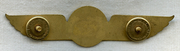 Circa 1950s Capital Airlines Pilot Jacket Wing by Balfour