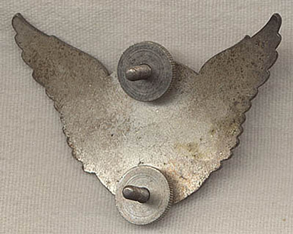 1950s Trans World Airlines (TWA) Agent Hat Badge in Silver