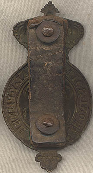 Circa 1870s-1880s British Military Belt Plate Victorian Era