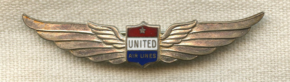 1940s United Air Lines Wing by Bastian Brothers