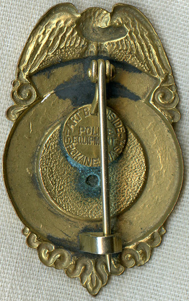 Great 1940s US Indian Service Deputy Special Officer Badge from the Northwest