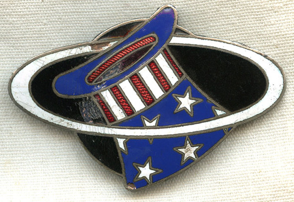 1920s Rickenbacker-Berks Motor Co. Auto Radiator Badge by Auld Co.