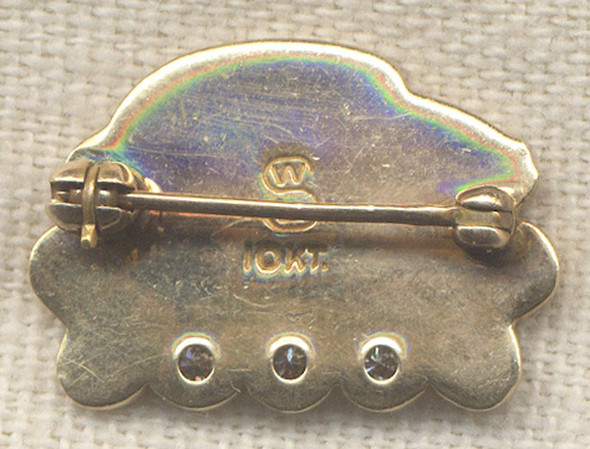 Wonderful Old Volkswagen 30 Years of Service Pin in 10K Gold