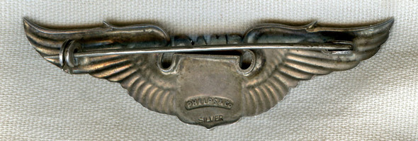 Extremely Rare WWII CNAC (Chinese National Aviation Corp) Pilot Wing Variation Made in India