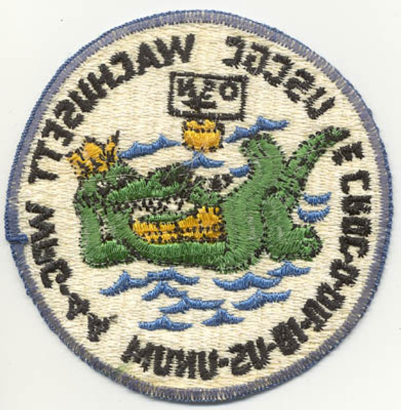 Early 1960s US Coast Guard Cutter (USCGC) Wachusett WPG-44 Jacket Patch