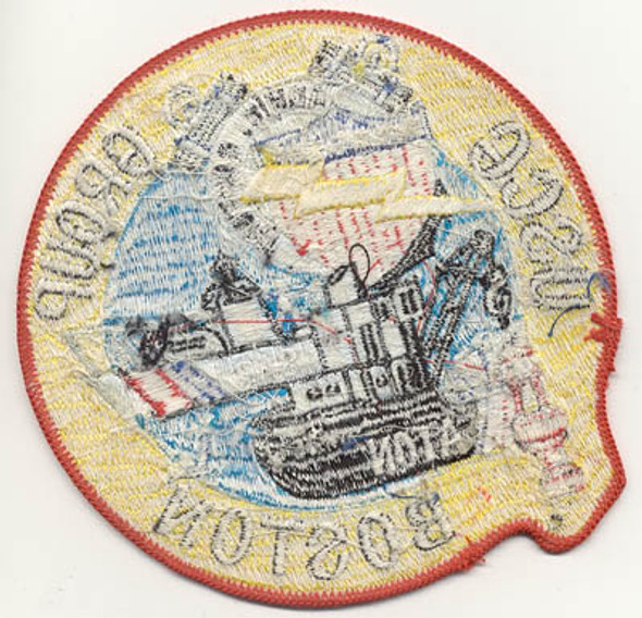 1960s-70s US Coast Guard Group Boston Jacket Patch