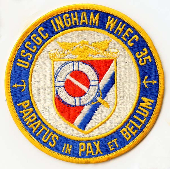 Late 1970s USCGC Ingham WHEC-35 (High Endurance Cutter) Patch