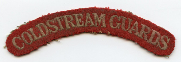 WWII British Coldstream Guards Shoulder Title