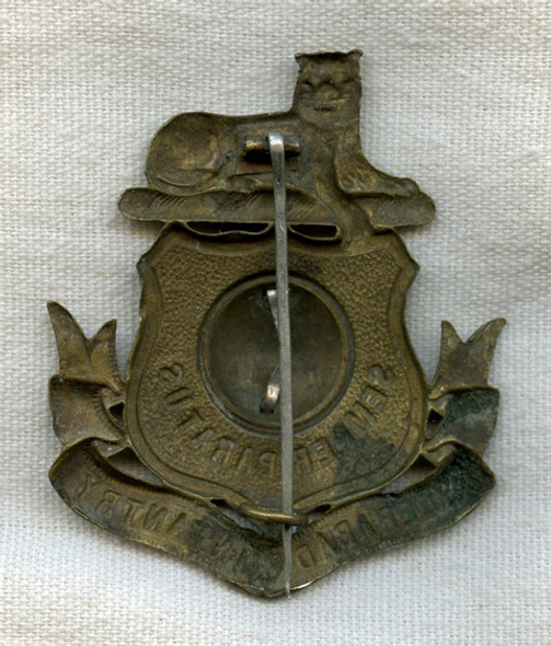 Circa 1900 1st Hyderabad Infantry Badge from British Indian Army
