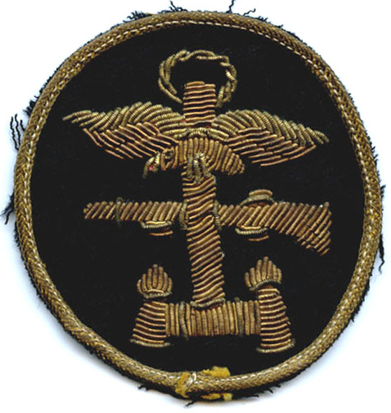 Ext. Rare WWII 3rd Contingent Operational Group Bullion Shoulder Patch