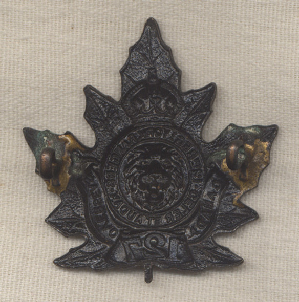 Cap Badge for 127th (12th York Rangers) Battalion CEF