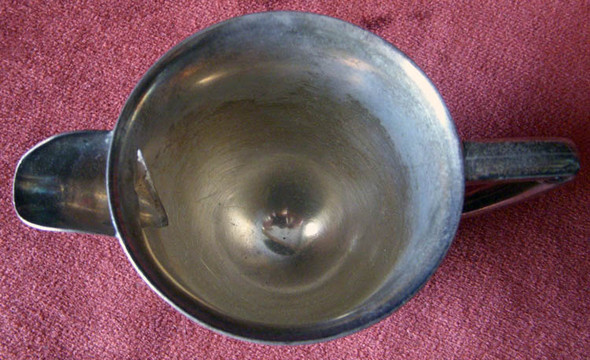 Hallmarked 1915-1916 Chester Silver Creamer with Royal Flying Corps (RFC) Pilot Wing