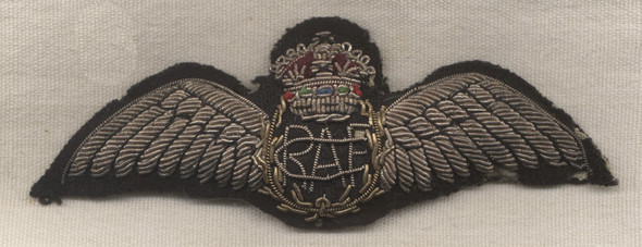 WWII Royal Canadian Air Force (RCAF) Pilot Wing in Bullion