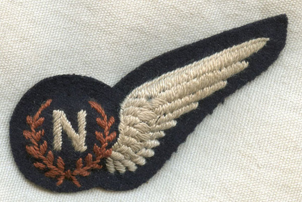 Early WWII RAF (Royal Air Force) Navigator Wing, Padded for Service Dress
