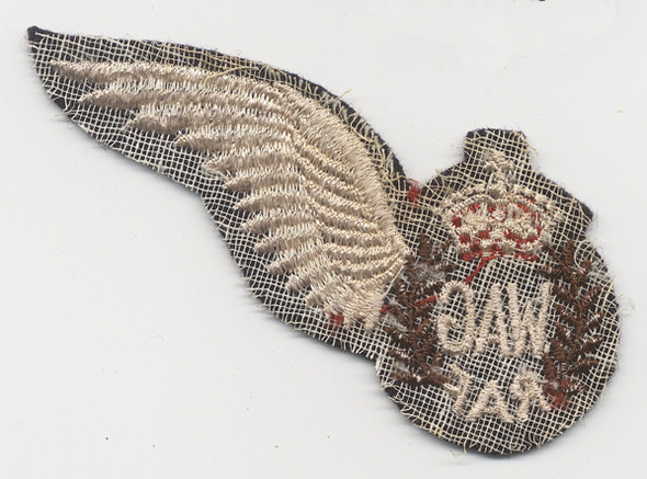 WWII Canadian-Made Royal Air Force (RAF) Wireless Air Gunner Wing for Battle Dress