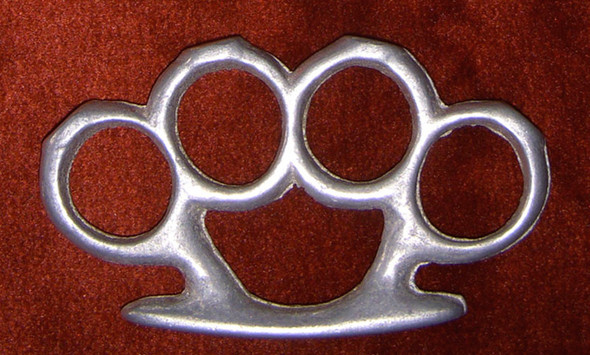 Large, Vintage 1940s-1950s Knuckle Duster in Aluminum