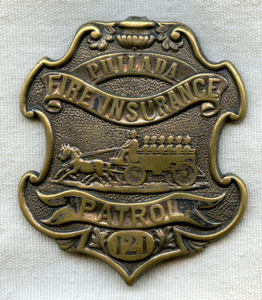 1860s Philadelphia Fire Insurance Patrol Badge <p> NO LONGER AVAILABLE