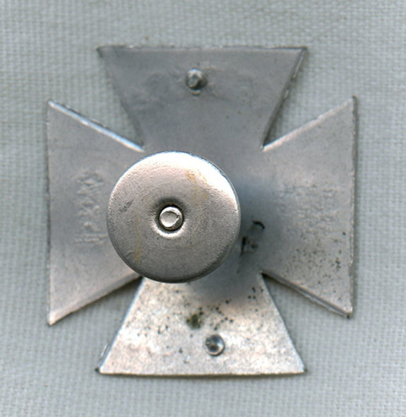 1920s Chemical Fire Truck Hat Badge No. 1 from L. F. D.