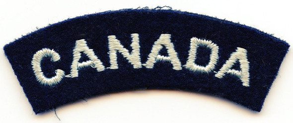 WWII Royal Air Force (RAF) Canadian Volunteer Shoulder Title