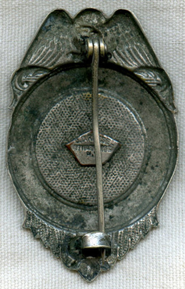 1920s Scotch Plains, New Jersey Fire Department Badge by C. D. Reese