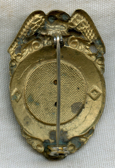 1940s-50s Uniondale, NY Fire Dept. Manor Engine Co. #3 2nd Lt. Badge