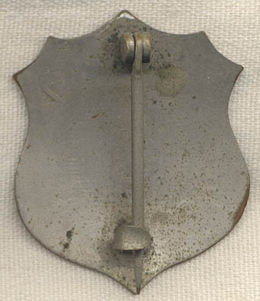 RARE Ca. 1900 Tisbury, Mass. (Martha's Vineyard) Fireman's Badge