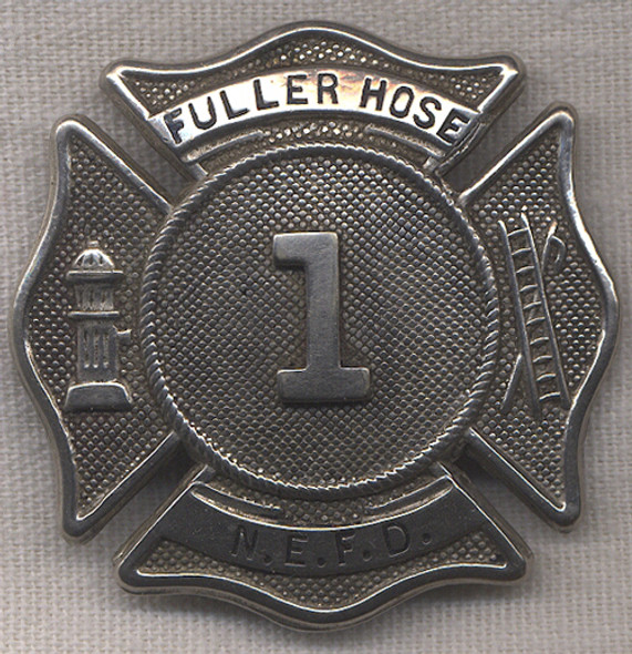 1900 North East (Pennsylvania) "Fuller Hose" Fire Department Badge "Fuller Hose"