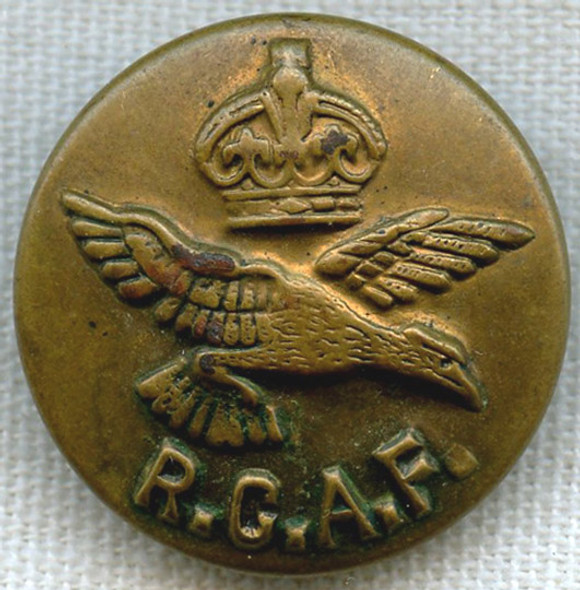 Large WWII Royal Canadian Air Force (RCAF) Uniform Button by United-CARR