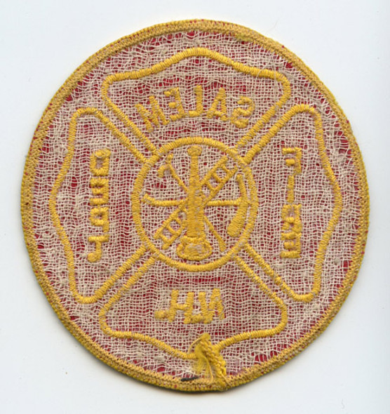 Circa 1960s Salem, New Hampshire Fire Department Patch