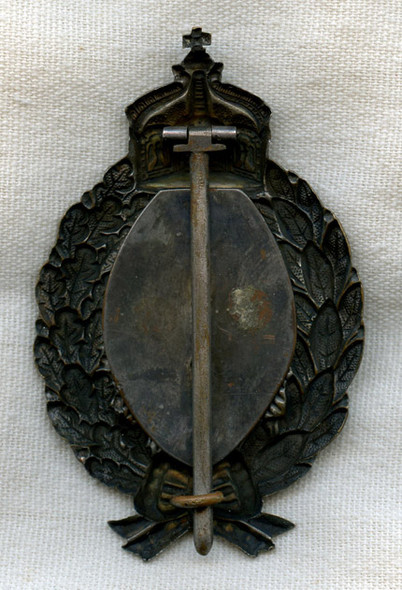 WWI Imperial German Prussian Aviation Observer Badge Late WWI or Early 1920s