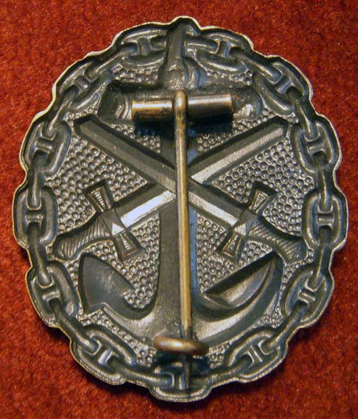 WWI Black German Naval Wound Badge