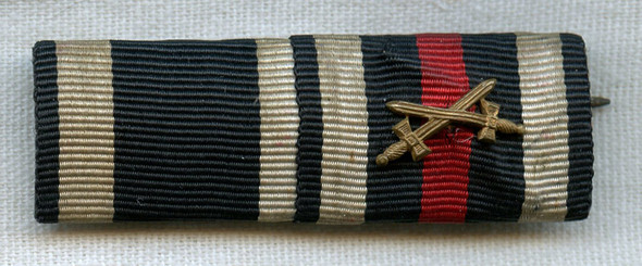World War I German Ribbon Bar<p> NO LONGER AVAILABLE