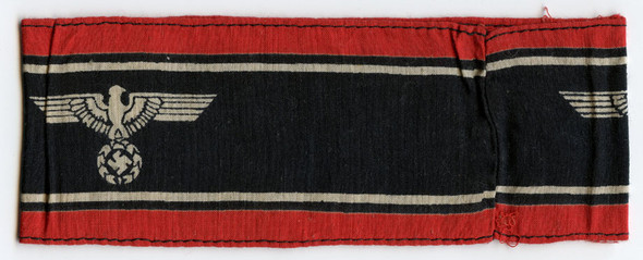 WWII Nazi German Arm Band for Deutscher Volkssturm Wehrmacht