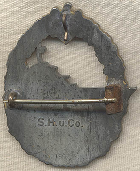 Nazi Naval Destroyer Badge by S.H.U. Co.
