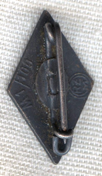 Nice Enameled Hitler Youth Member Badge