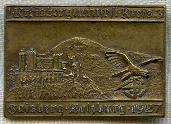 1927 Turnerbund Turnfest (Gymnastics Festival) Tinnie from Gaisburg-Salzburg