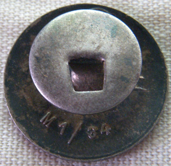 Scarce Very High Quality Lapel-Type Nazi Party (Nationalsozialistische DAP) Member Pin