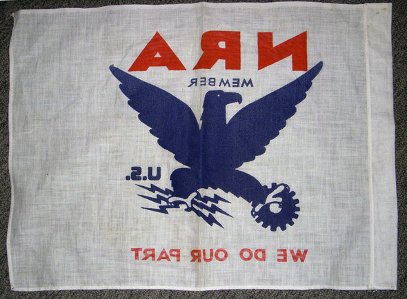 1930s National Recovery Administration Member Flag