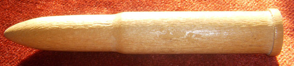 WWII US Homefront Wooden Bullet Whistle