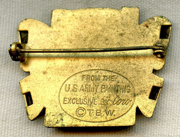 WWII Uncle Sam "Defend Your Country" Patriotic Pin by Coro