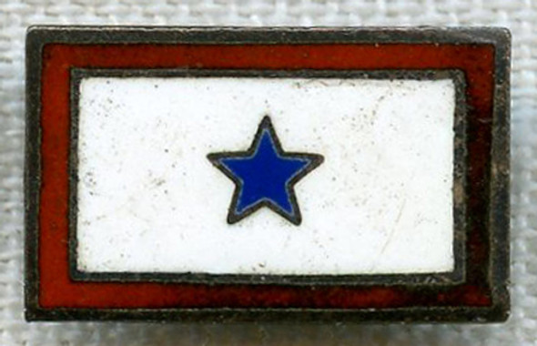 Sterling WWII Son-in-Service Pin with Maker Mark <p. NO LONGER AVAILABLE